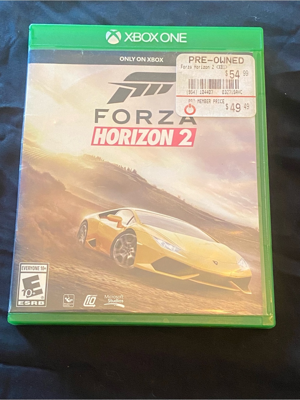 Forza Horizon 2 Case + Forza Motorsport 5 Disc Xbox One Tested Working Game EUC